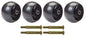 Solid Spare (4) AYP Riding Mower Deck Wheels & Bolts for Husqvarna Poulan 539107610 NEW