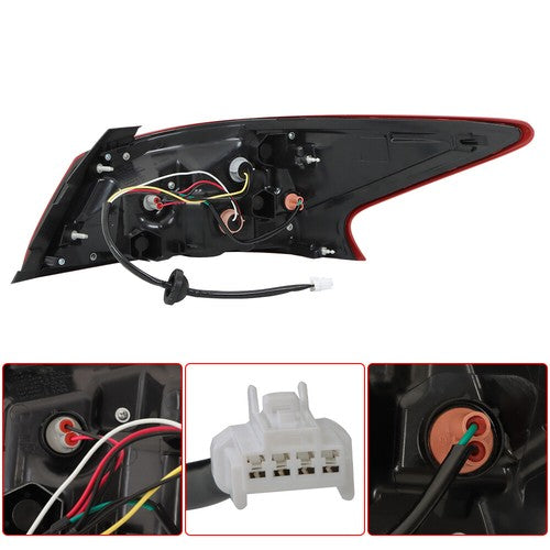 Solid Spare Fit For Nissan Altima 2016-2018 Brake Lamp Tail Light Rear Left Driver Assembly