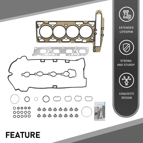 Solid Spare Head Gasket Set Fit For 2010-2017 Chevrolet Equinox Buick GMC 2.4L