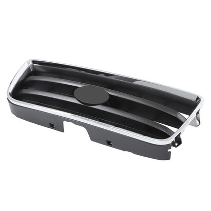 Solid Spare Front Bumper Upper Grille Chrome Shell w/ Insert For Subaru Forester 2003-2005