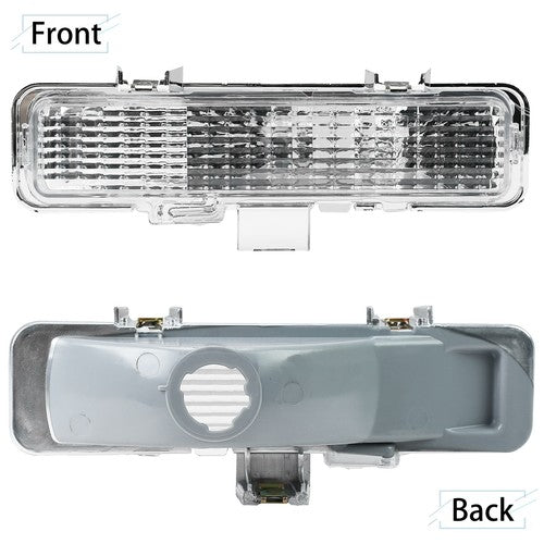 Solid Spare Front Corner+Bumper Signal Lights Parking Lamps FOR 83-94 Chevy Blazer&82-93 S10