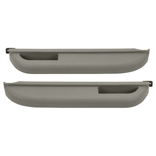 Solid Spare 2x Front Door Armrest for Chevy Blazer C/K1500 C/K2500 1990-1994 GMC Yukon Gray