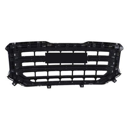 Solid Spare Front Bumper Upper Grille Chrome Plastic For GMC Sierra 1500 2016 2017 2018