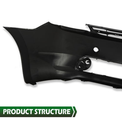 Solid Spare Fit For 2004-2009 Toyota Prius Hatchback Front Bumper Cover Fascia Assembly