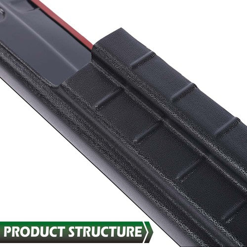 Solid Spare Rocker Panels Guard Plastic Fit For 2014-2018 Silverado/Sierra 1500 Crew Cab