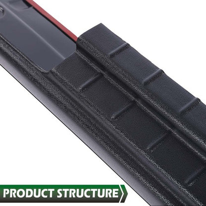 Solid Spare Rocker Panels Guard Plastic Fit For 2014-2018 Silverado/Sierra 1500 Crew Cab