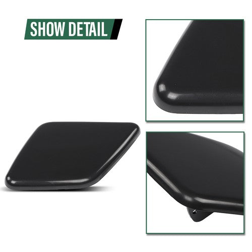Solid Spare Fit For 2007-2014 Volvo XC90 Front Bumper Headlight Washer Cover Left & Right