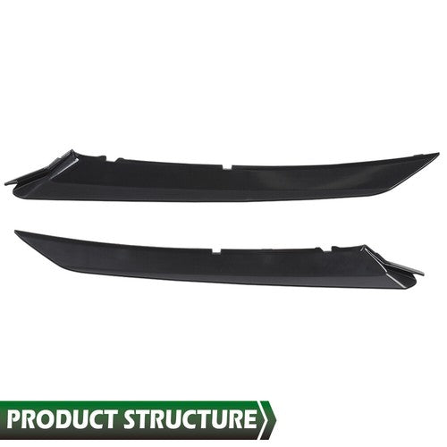 Solid Spare Fit For 2018-2022 Toyota Camry SE XSE Front Bumper Grille Trim Molding Black