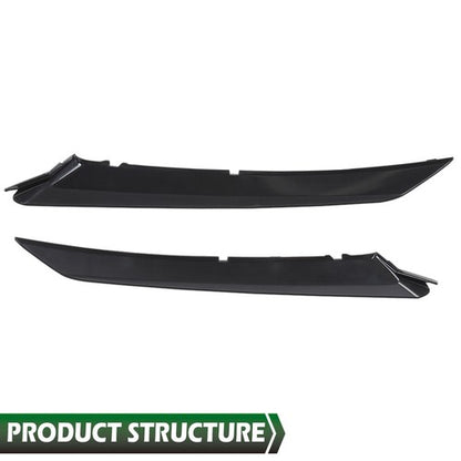 Solid Spare Fit For 2018-2022 Toyota Camry SE XSE Front Bumper Grille Trim Molding Black
