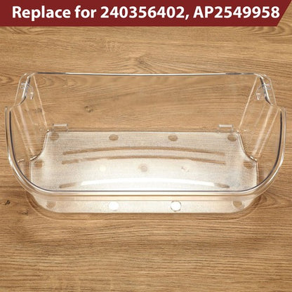 Solid Spare Clear Refrigerator Top Upper Door Bin Replacement For Frigidaire 240356402