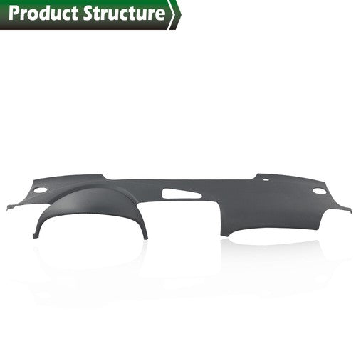 Solid Spare Fit For 2004-2008 Acura TL Sedan Front Upper Dash Board Cover Cap Light Gray