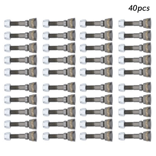 Solid Spare 40 Pcs Stump Grinder Teeth Compatible 700 For Stump Removal HOT