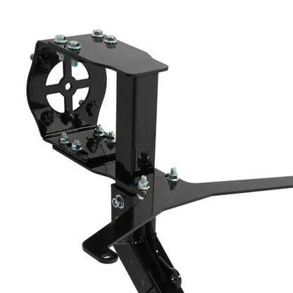 Solid Spare Black Steel Hitch Mounted Spare Tire Carrier For 2014-2025 Kawasaki Teryx4 800