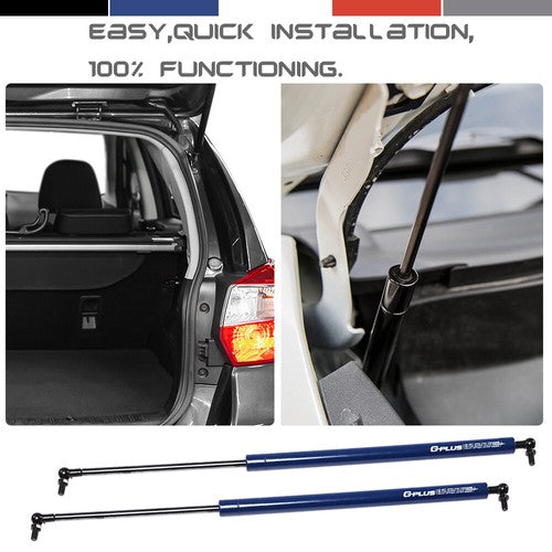 Solid Spare Fit For 04-2008 Toyota Solara Front Hood Lift Supports Strut Shocks Spring White