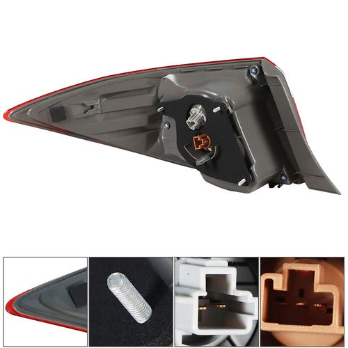 Solid Spare Right Passenger Side Red Tail Light Signal Lamp Outer For Toyota Corolla 14-16