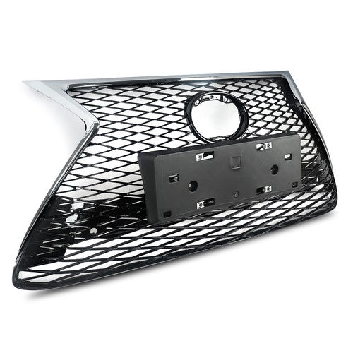Front Bumper Grille For 2015-2017 Lexus NX200T NX300H F Sport Grill Chrome Black