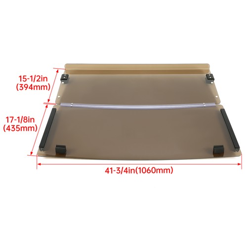 Solid Spare Tinted Fold Down Golf Cart Windshield Windscreen For EZGO Marathon 1986-1994.5