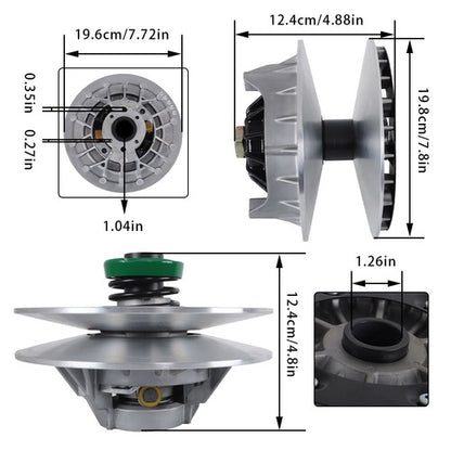 Solid Spare Primary Secondary CVT Clutch W/Removal Tool For ODES 800 Dominator Raider X2 D2