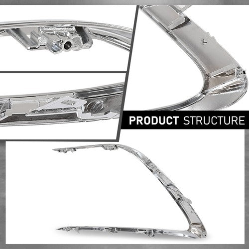 Solid Spare Front Bumper Side Molding Trim Right Fit For 2021 2022 2023 Toyota Camry LE XLE