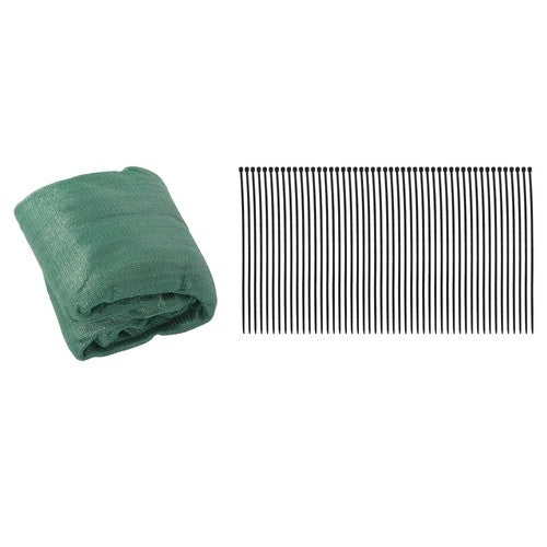 Solid Spare dark green 6FTx50FT garden privacy fence heavy duty barrier net with zip ties