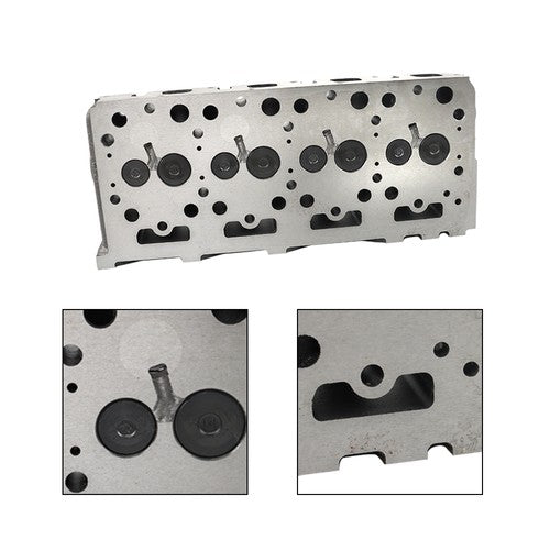 Solid Spare New Fit For Kubota V1902 Cylinder Head Bobcat 231 Complete L3350 17345-03040