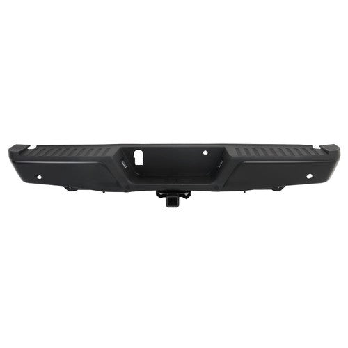 Solid Spare w/ Holes w/ Tow Hooks Metal Rear Bumper Automobiles For Ford F-150 2015-2020