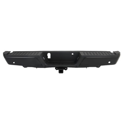 Solid Spare w/ Holes w/ Tow Hooks Metal Rear Bumper Automobiles For Ford F-150 2015-2020