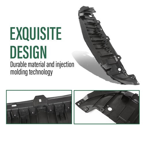 Solid Spare Fit For 17-19 Mercedes-Benz CLA250 Front Bumper Lower Splash Shield 1178850100