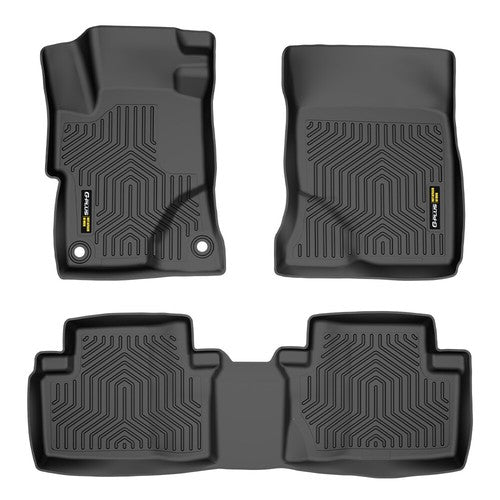 Solid Spare Fit For 2012-2015 Honda Civic Sedan All Weather TPE Floor Mats Protection Liners