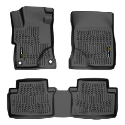 Solid Spare Fit For 2012-2015 Honda Civic Sedan All Weather TPE Floor Mats Protection Liners