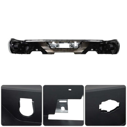 Solid Spare W/ Vent And Sensor Hole Auto Rear Bumper Metal For Chevrolet 2019-2023 &GMC NEW