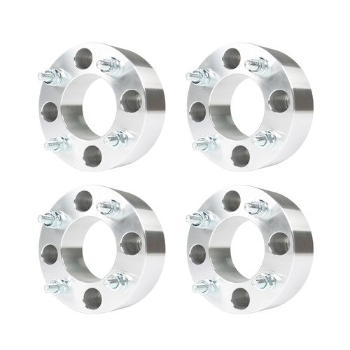 Solid Spare Wheel Spacers For Honda 4x110 2" 74mm Hub Bore M10x1.25 Studs 4Pcs Silver