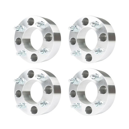 Solid Spare Wheel Spacers For Honda 4x110 2" 74mm Hub Bore M10x1.25 Studs 4Pcs Silver