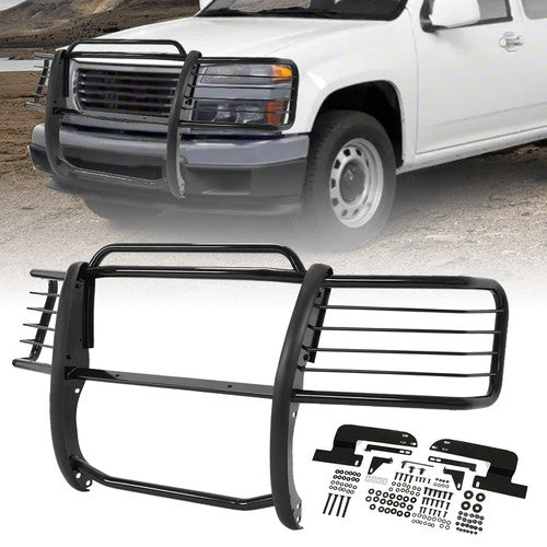 Solid Spare Front Bumper Grille/Brush/Headlight Guard For 2004-12 Chevy Colorado GMC Canyon