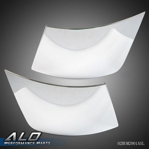 Solid Spare Bumper Chrome Trim Fit For 04-15 Volvo VNL 300 430 630 670 730 780 LH+ RH Side