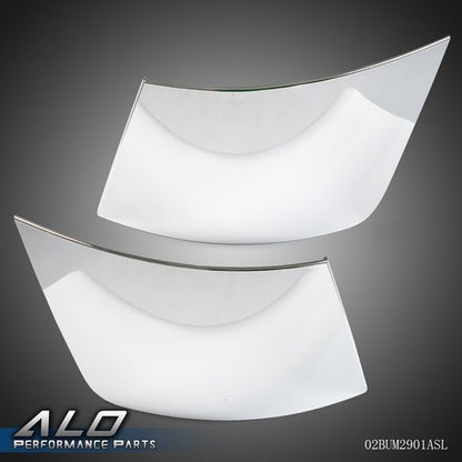 Solid Spare Bumper Chrome Trim Fit For 04-15 Volvo VNL 300 430 630 670 730 780 LH+ RH Side