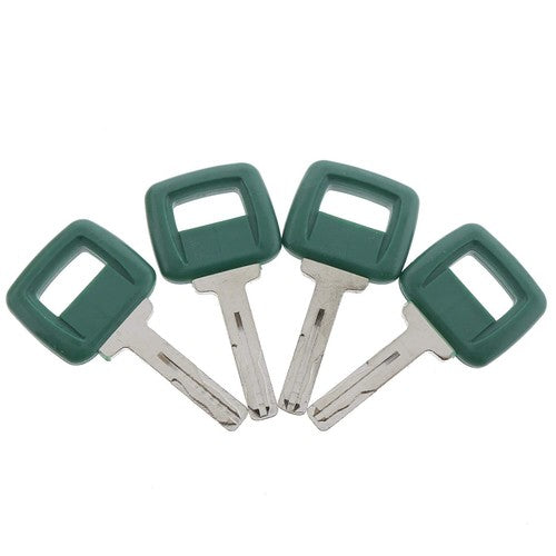 Solid Spare 4X Ignition Keys For Volvo Loader Articulated Hauler 17225331