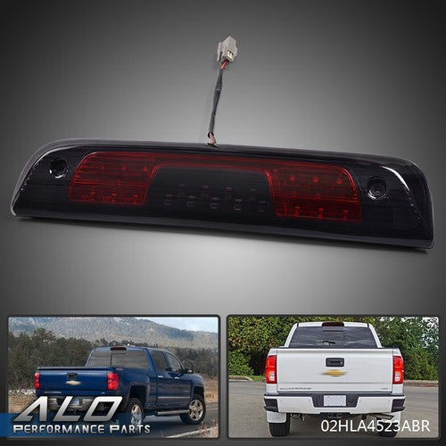 Solid Spare LED 3rd Third Brake Light Cargo Lamp Fit For 14-2018 Chevy Silverado GMC Sierra