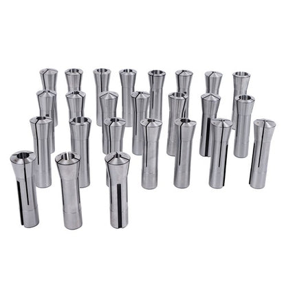 Solid Spare 0.0005" TIR R8 Collet Set 25pc - Ultra Precision Round Tools