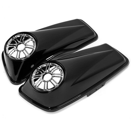 Solid Spare 6.5" Saddle bags Speaker Lids For Harley Touring Road King Street Glide 2014-24