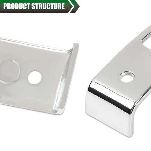 Solid Spare Fit For 2006+ Kenworth W900 T800 T660 C500 3pcs Rocker Switch Covers Chrome