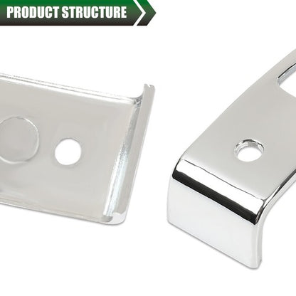 Solid Spare Fit For 2006+ Kenworth W900 T800 T660 C500 3pcs Rocker Switch Covers Chrome