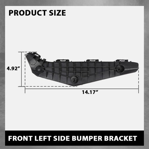 Solid Spare Fit For 2011-2013 Toyota Highlander Front Bumper Retainer Bracket Left Side