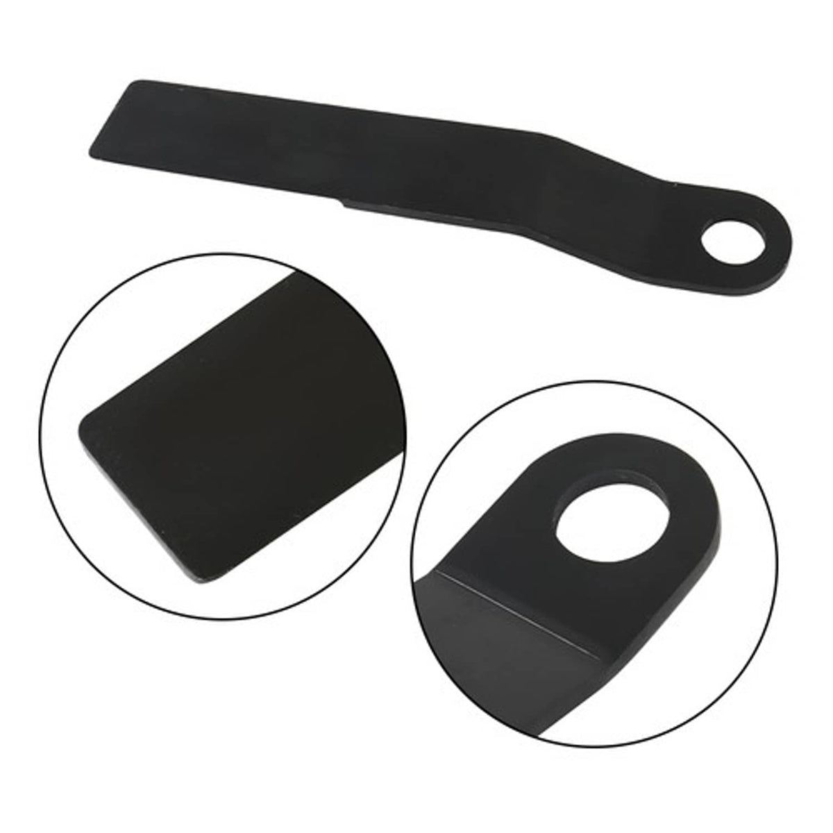 Solid Spare Heavy Duty AR400 Steel Mower King For Skidsteer Brush Hog Cutter Blades 2PCS