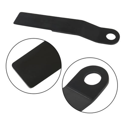 Solid Spare Heavy Duty AR400 Steel Mower King For Skidsteer Brush Hog Cutter Blades 2PCS