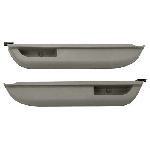 Solid Spare 2x Front Door Armrest for Chevy Blazer C/K1500 C/K2500 1990-1994 GMC Yukon Gray
