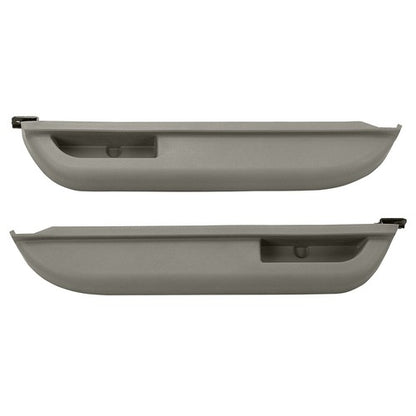 Solid Spare 2x Front Door Armrest for Chevy Blazer C/K1500 C/K2500 1990-1994 GMC Yukon Gray