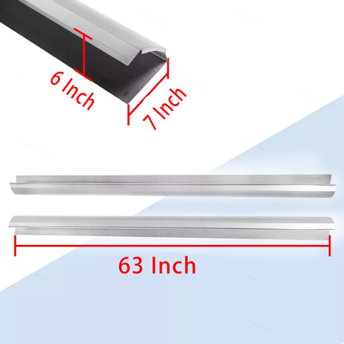 Steel Outer Rocker Panels For 2014-2018 Chevrolet Silverado Extended Cab 4 Door