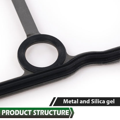 Solid Spare Fit For 98-02 Dodge Ram Freightliner 5.9L Pump Valve Cover Gasket Seal Black