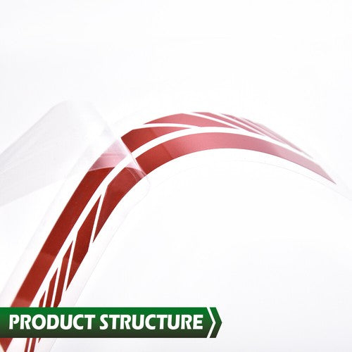 Solid Spare Fit For Car Accessories Rearview Mirror 5D Sticker Vinyl Stripe Decal L+R